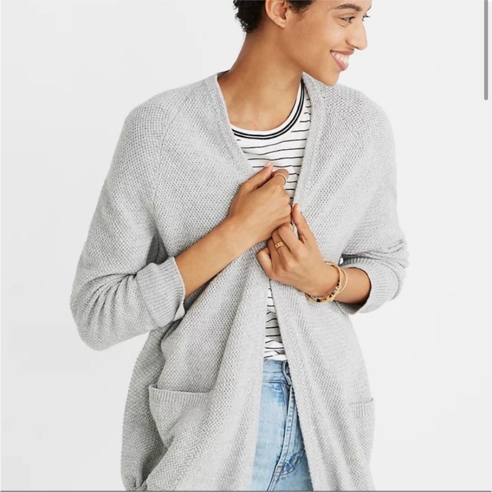 MADEWELL Olive Green Cardigan